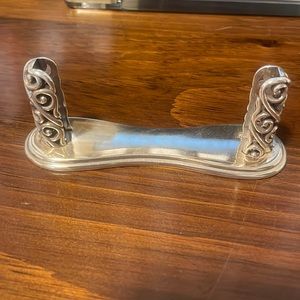 Brighton silver business card holder